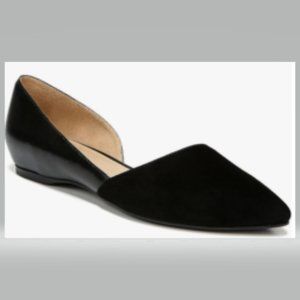 Naturalizer Womens Samantha D'Orsay Slip on Ballet Flat, size 6.5, color: black